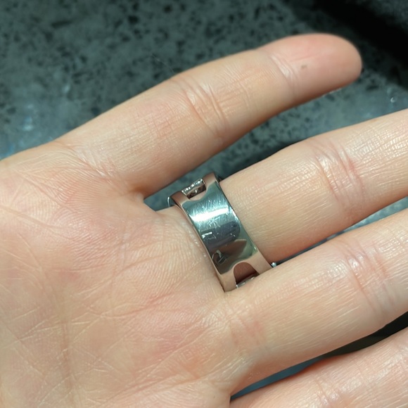 • Silver Malachite Ring • - Picture 15 of 15